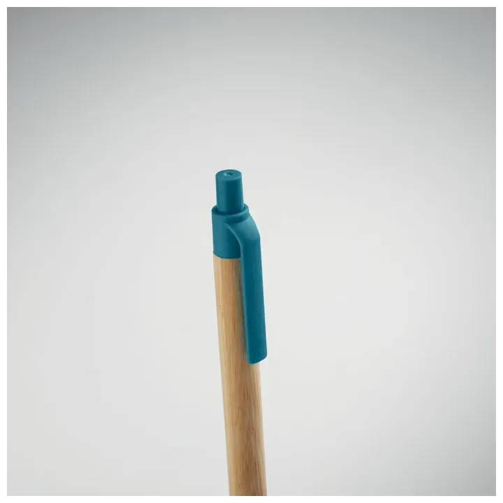 Push button ball pen in bamboo - MO2635 (MOCN#04)